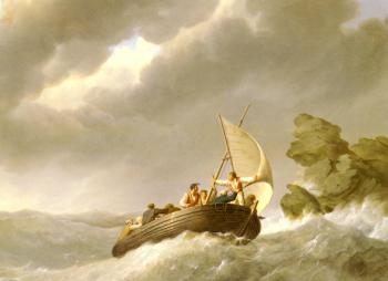 約翰內斯 赫曼努斯 庫庫尅 Sailing The Stormy Seas